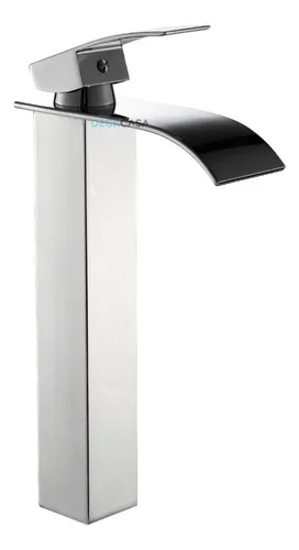 Imagem do produto Torneira Banheiro Monocomando Cascata Bica Alta Cromada Deckcasa