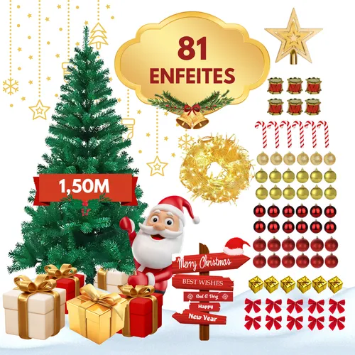 Imagem do produto Árvore de Natal decorada