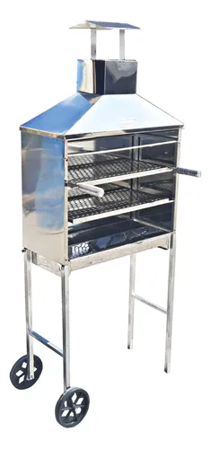Imagem do produto Carrinho De Espetinho Churrasco Inox