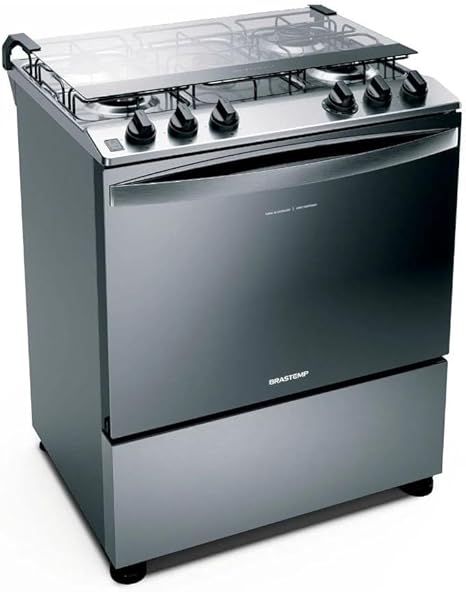 Imagem do produto Fogão Brastemp 5 Bocas Com Botões Removíveis E Exclusivo Aro Protetor